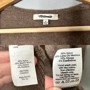 Madewell e0185 hot sale